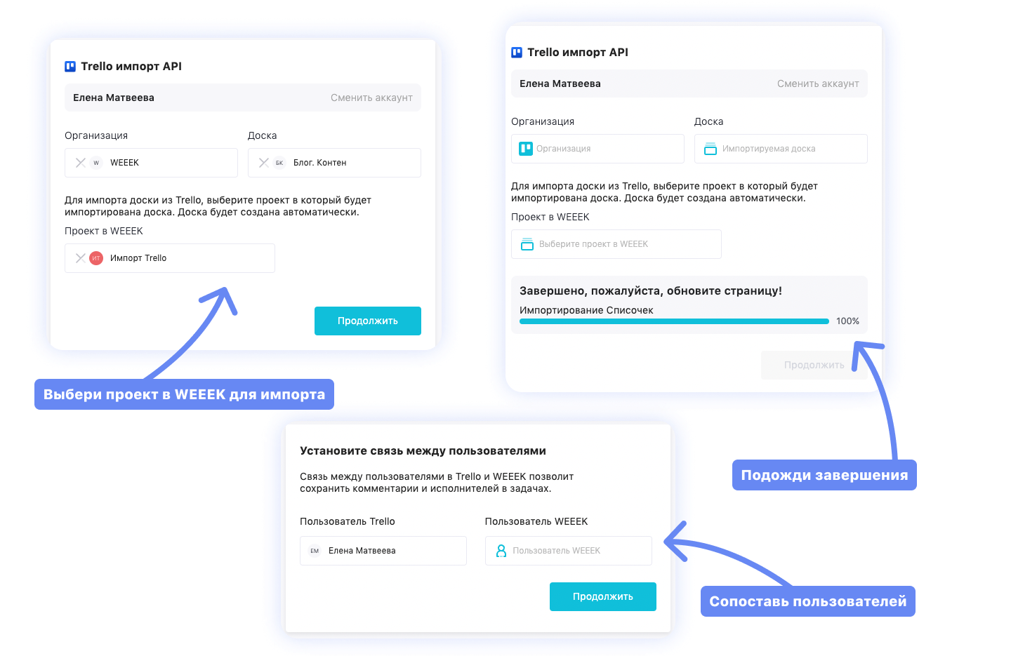 как перенести данные из Trello аналоги Trello в России